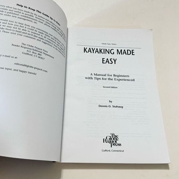 KAYAKING MADE EASY, 2ND: A MANUAL FOR BEGINNERS WITH TIPS By Dennis Stuhaug - Picture 7 of 9